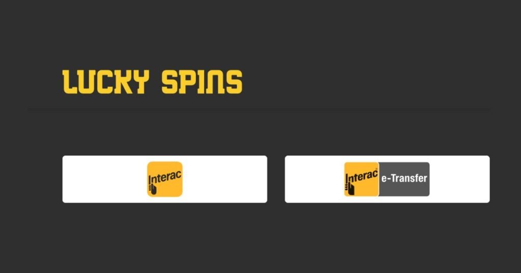 LuckySpins e-transfer casino